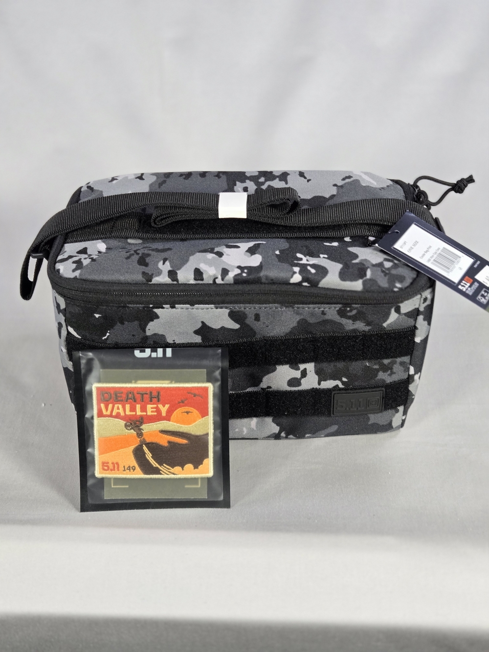 NWT 5.11 Tactical Cooler Bag Volcanic Camo Print Insulated Lunch Box + Patch